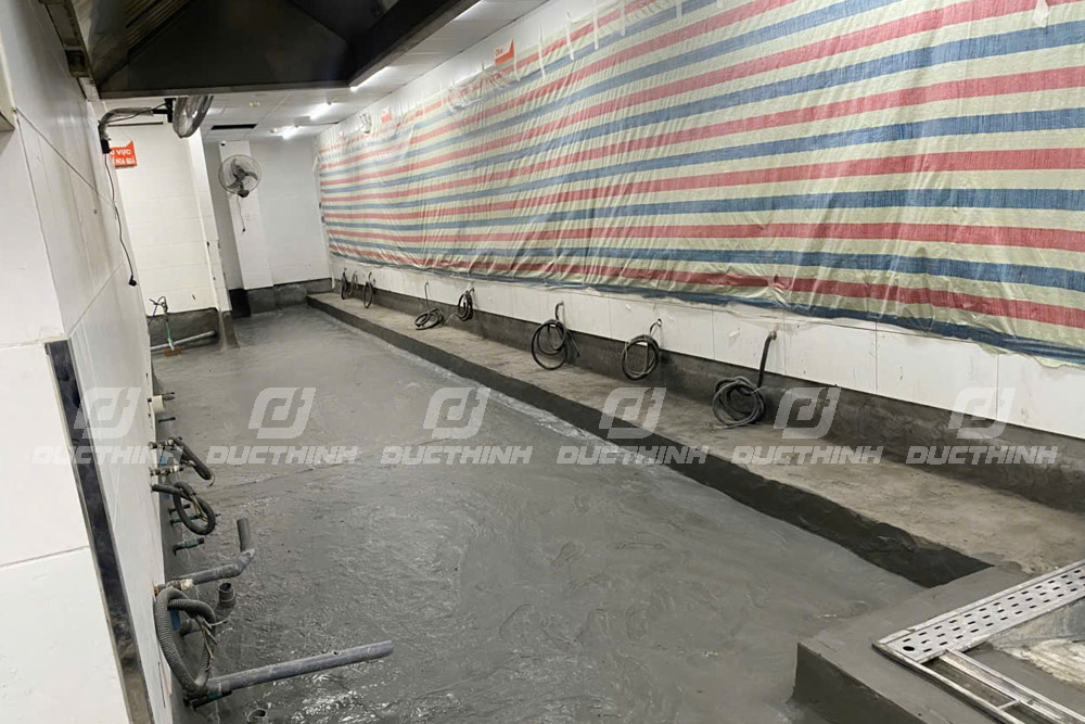 CÔNG TRÌNH SỬA CHƯA CHỐNG THẤM NHÀ ĂN NHÀ MÁY KCN PHỐ NỐI, TỈNH HƯNG YÊN
